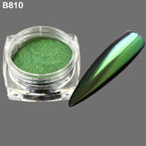 1 Bottle Gradient Shining Nail Art Glitter Dust Chameleon Mirror Effect Powder DIY Decoration Dust Nail Care Glitter BEB801-8800