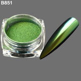 1 Bottle Gradient Shining Nail Art Glitter Dust Chameleon Mirror Effect Powder DIY Decoration Dust Nail Care Glitter BEB801-8800