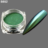 1 Bottle Gradient Shining Nail Art Glitter Dust Chameleon Mirror Effect Powder DIY Decoration Dust Nail Care Glitter BEB801-8800