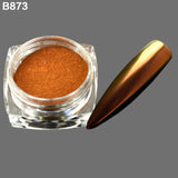 1 Bottle Gradient Shining Nail Art Glitter Dust Chameleon Mirror Effect Powder DIY Decoration Dust Nail Care Glitter BEB801-8800