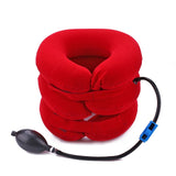 Air Inflatable Pillow Cervical Neck Head Pain Traction Support Soft Brace Device for Head Back Shoulder Neck Pain Health Care